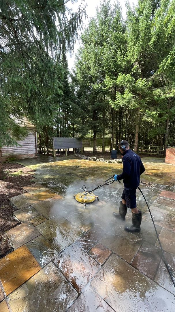 Patio washing