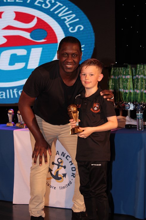 celebrity emile with a child