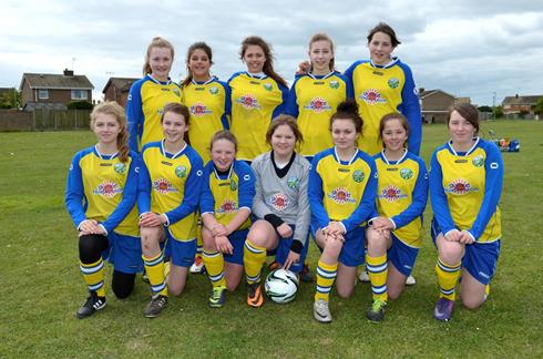 Girls Football at Great Yarmouth