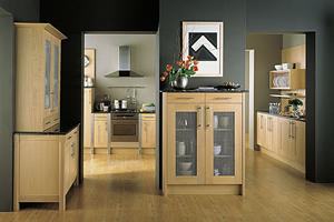 Broadoak Light oak effect kitchen