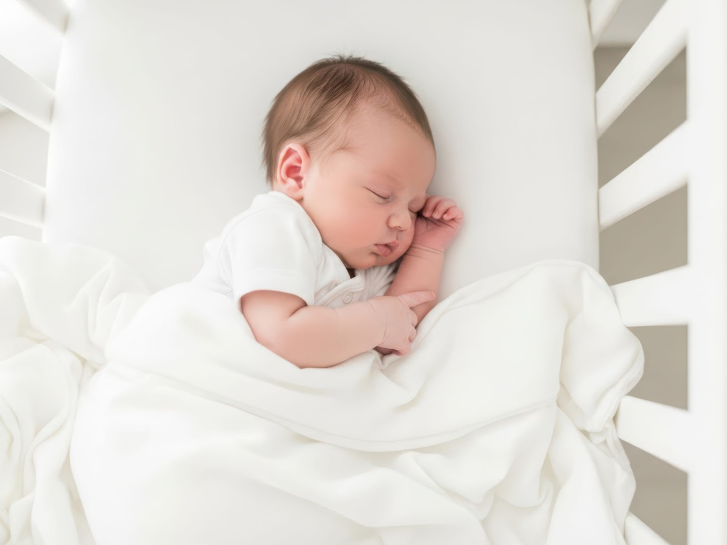 Peaceful baby sleeps