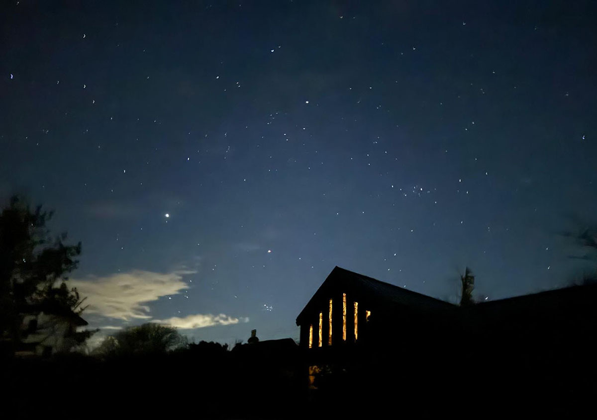 New dwelling in the west wight night