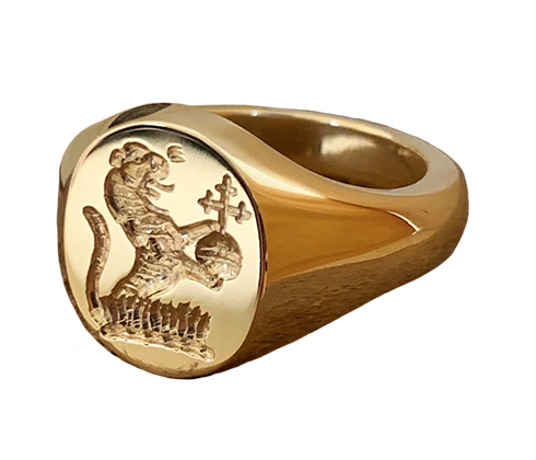 THE GHANA Crest Signet Ring I – omiwoods