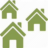 Neighbourhood plan, houses icon