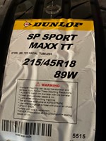 Dunlop SP Sport Maxx TT  215/45/18 89w