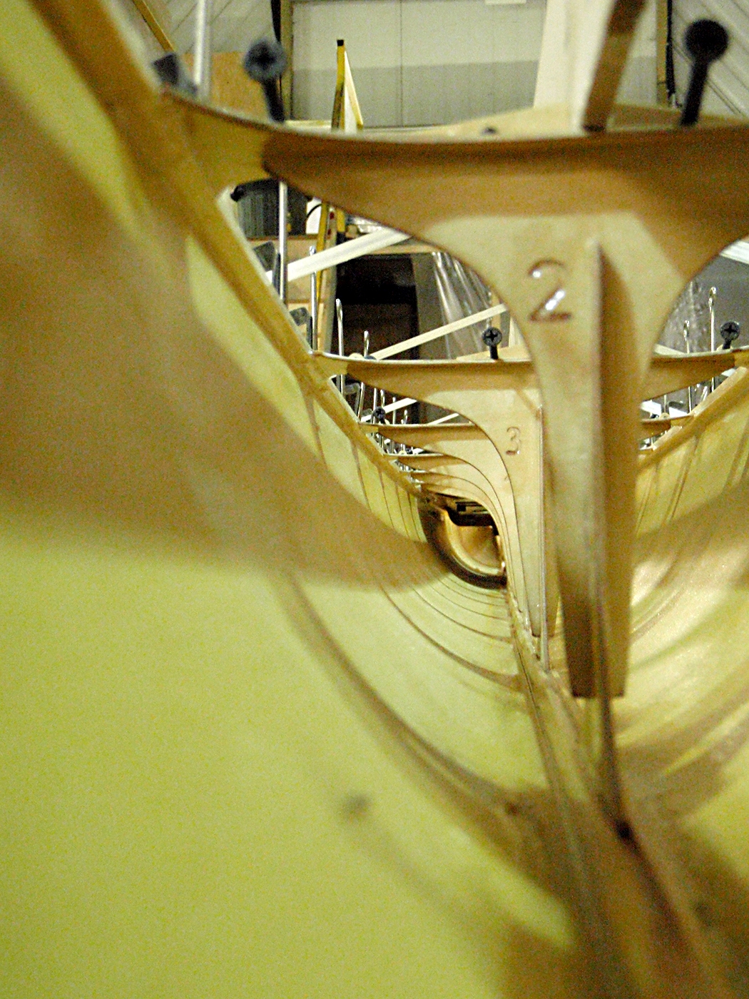 Single scull internal structure