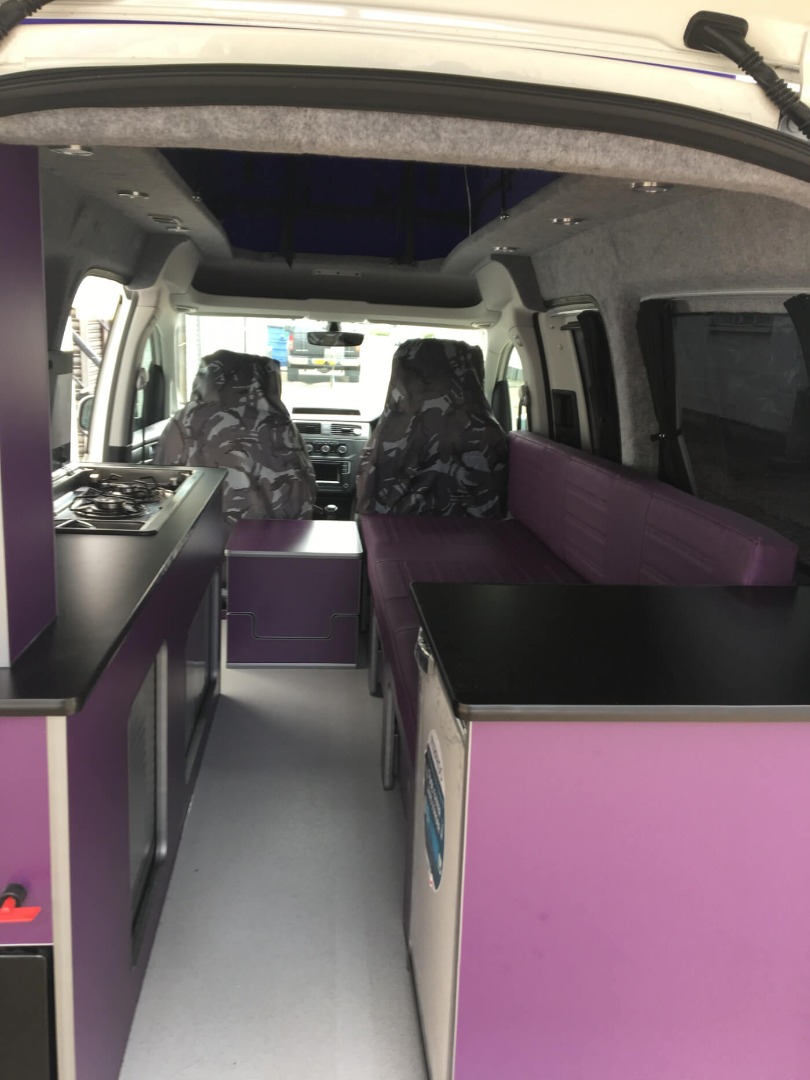 Purple interior