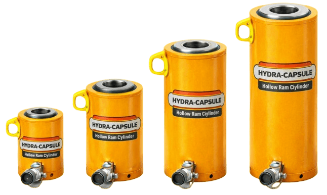 Hollow ram cylinders