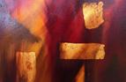 Red and Gold 2		

40x40cm	

Oil, cave pigments, precious metals