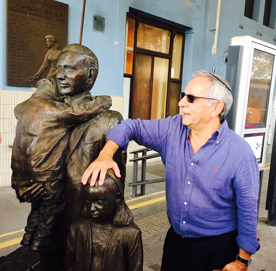 Charles with statue in prague