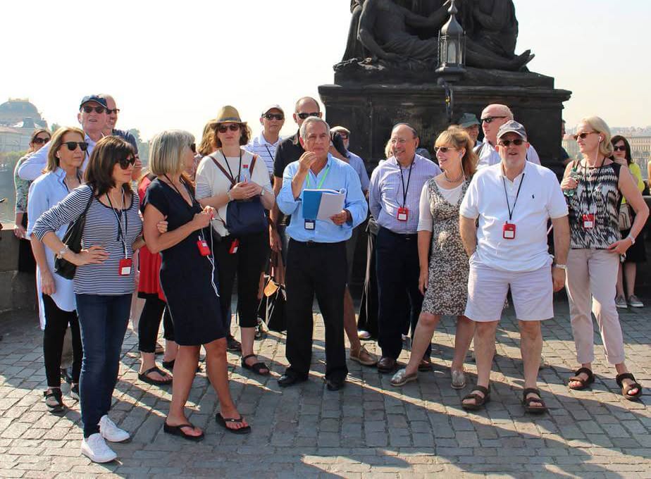 Group of people on tour