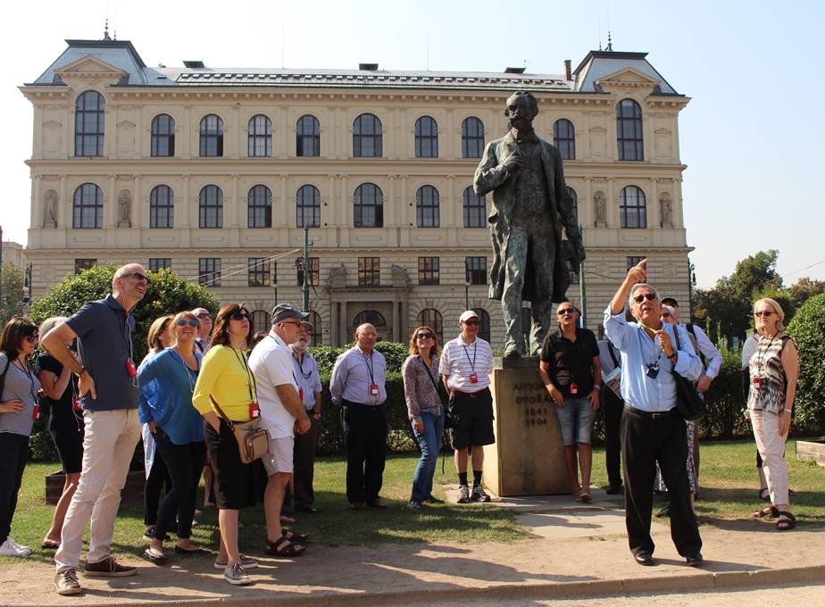 Tour guide in prague