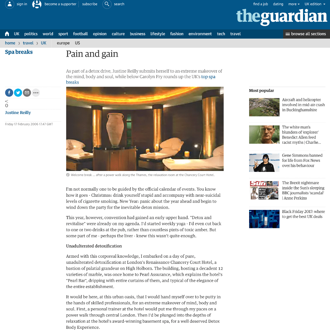 The Guardian - Pain & Gain