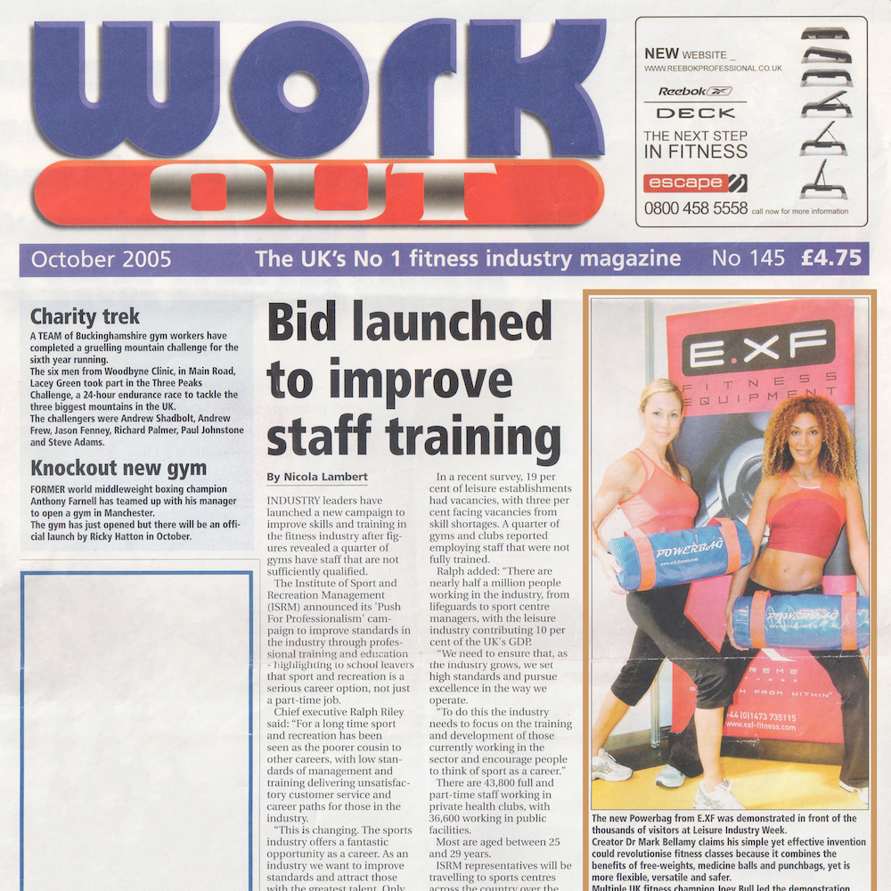 Work Out - The New Powerbag from E.XF