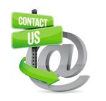 contact icon blue