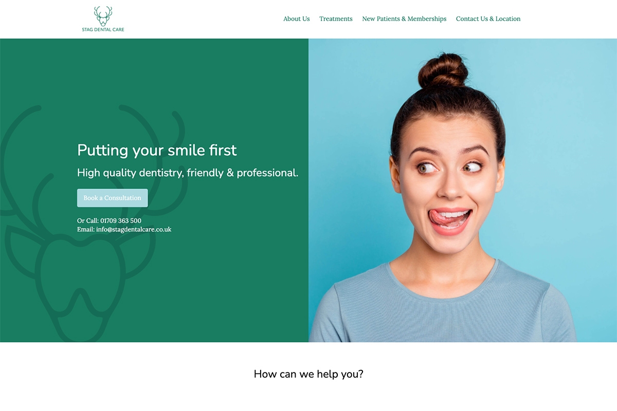 Contact Us & Location Stag Dental Care in Rotherham