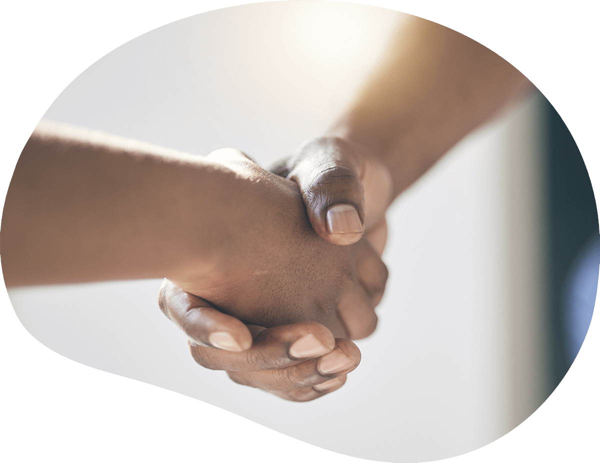 Men handshake