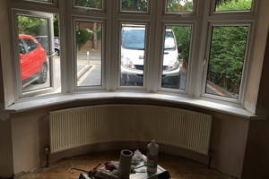 New window board fitted to bay window in Brimsdown 