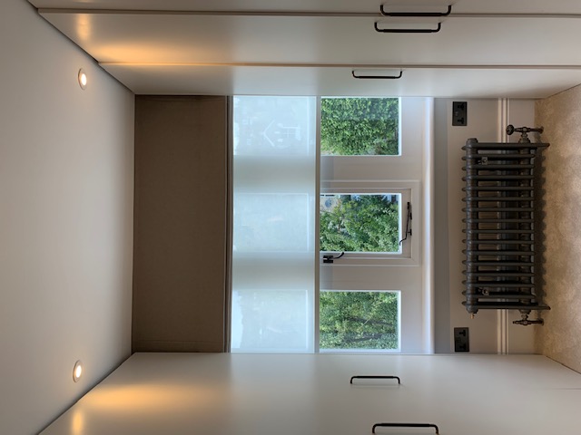 blinds in the corridor