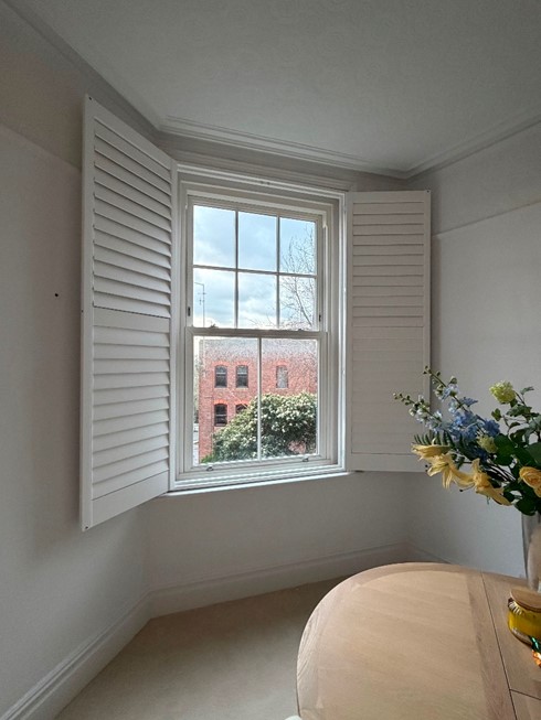 yellow couch in the living room