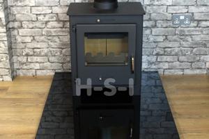 We can supply hearths, pictured is a highly polished smooth granite hearth - please call to discuss options.