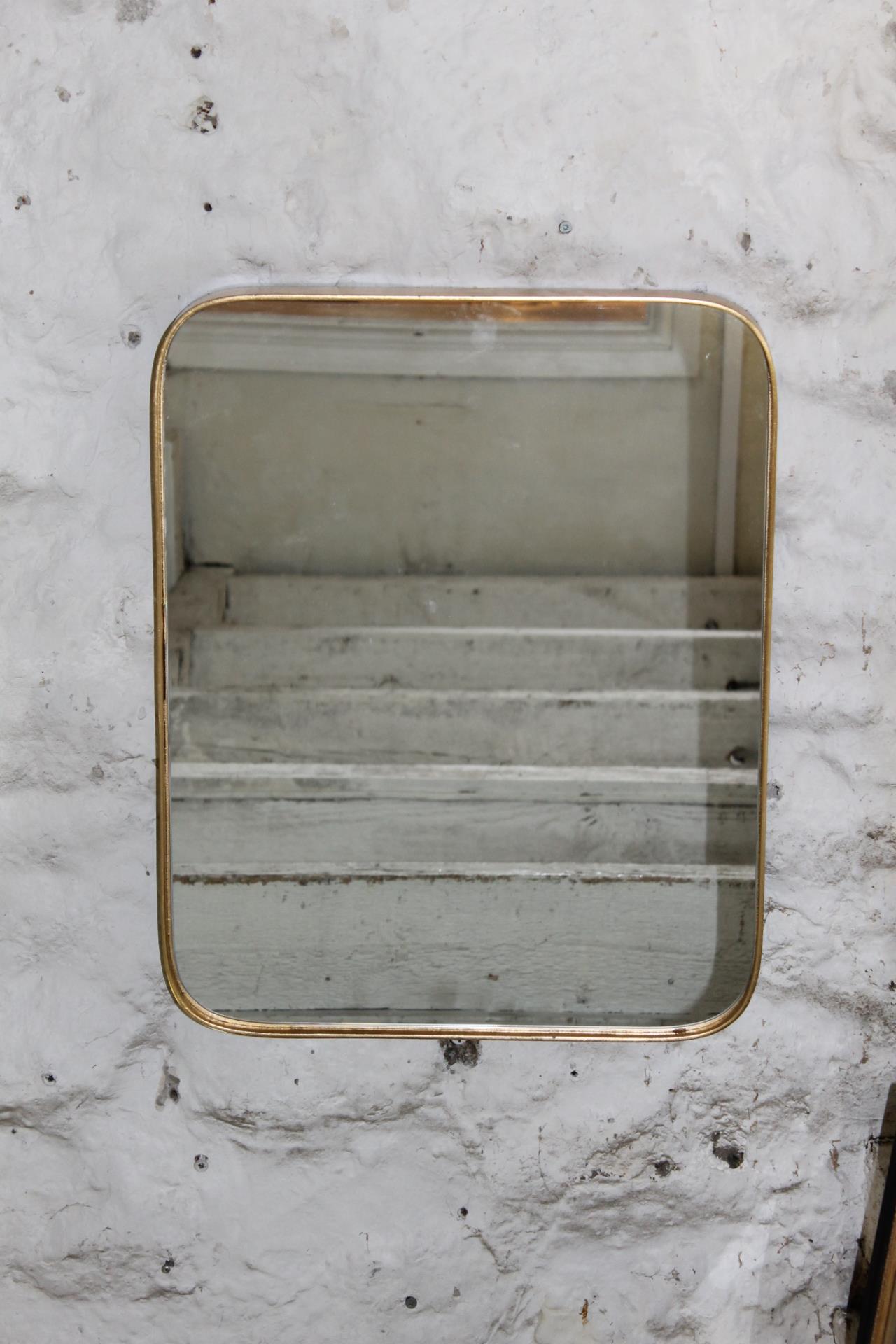 50cms x 40cms.imported 'gold framed mirror £79.00 60cms x 50cms imported 'gold' framed mirror £100.00