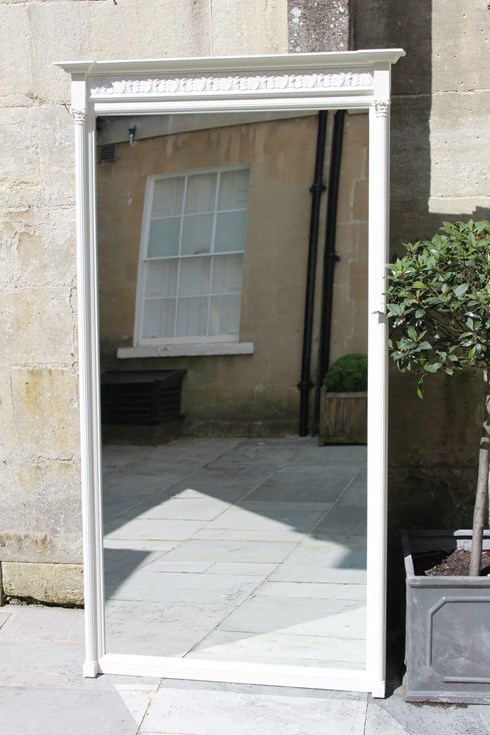 Fern Pier Mirror. Painted in any shade of Farrow and Ball paint. £880.00 per sq. metre.