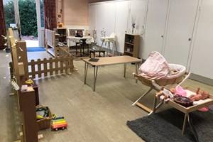 Kind Hearts at St Georges- Home corner, malleable, loose parts play area.