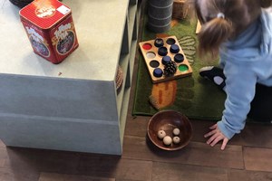 Sensory/ loose parts play area