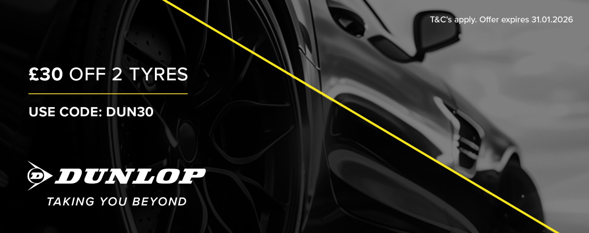 30 off dunlop jan 26