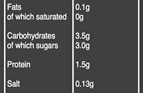 Organic peeled tomatoes nutritional information