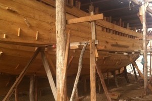 New dhow under construction in Sur