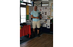 Chris Powles, winner of the Glyn Charles Pursuit Race 2014