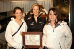 Shirley Robertson presents award certificate to Sophie Weguelin and Lucy Cripps Shirley Robertson presents award certificate to Sophie Weguelin and Lucy Cripps