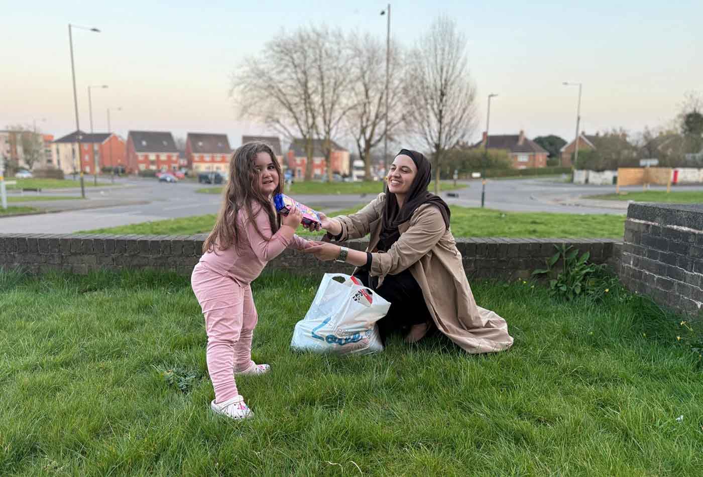 Happy Women with baby