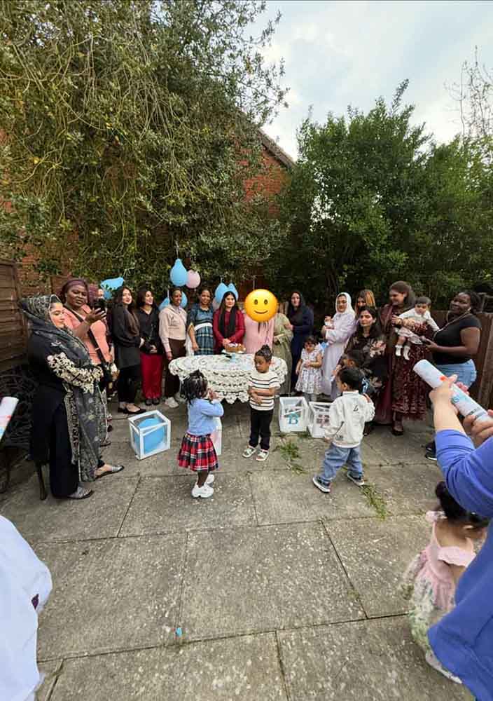 Happy Women with baby