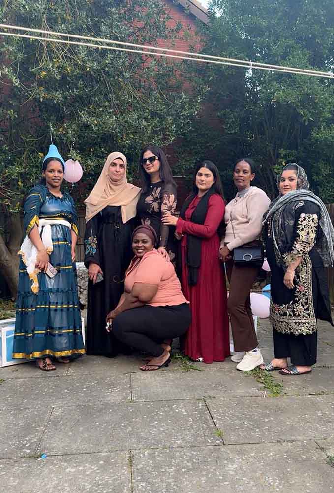 Happy Women with baby