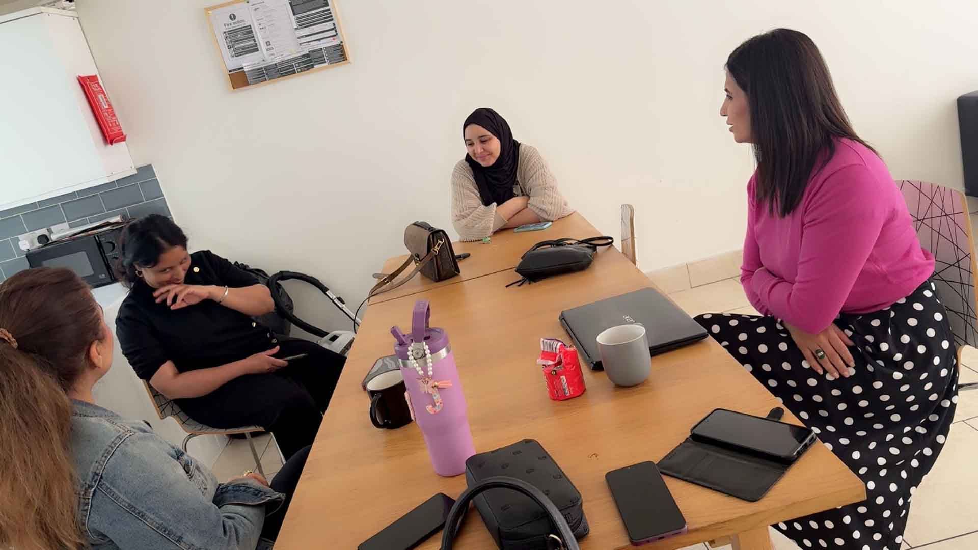 Happy Women with baby