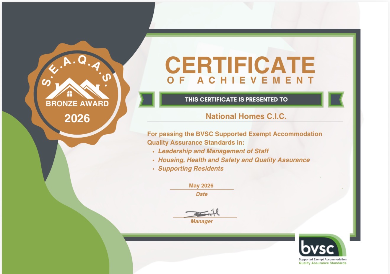 SEAQAS Certificate