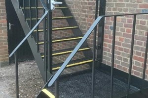 Metal Staircase Repair - After