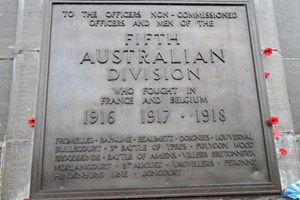 Memorial to the Australian Fifth Division at Polygon Wood