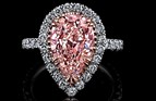 3.93ct Pear Light Pink