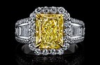 4.25ct Radiant Fancy Yellow