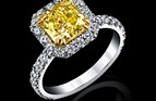4.39ct Radiant Fancy Yellow