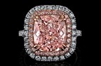 6.34ct Cushion Light Pink