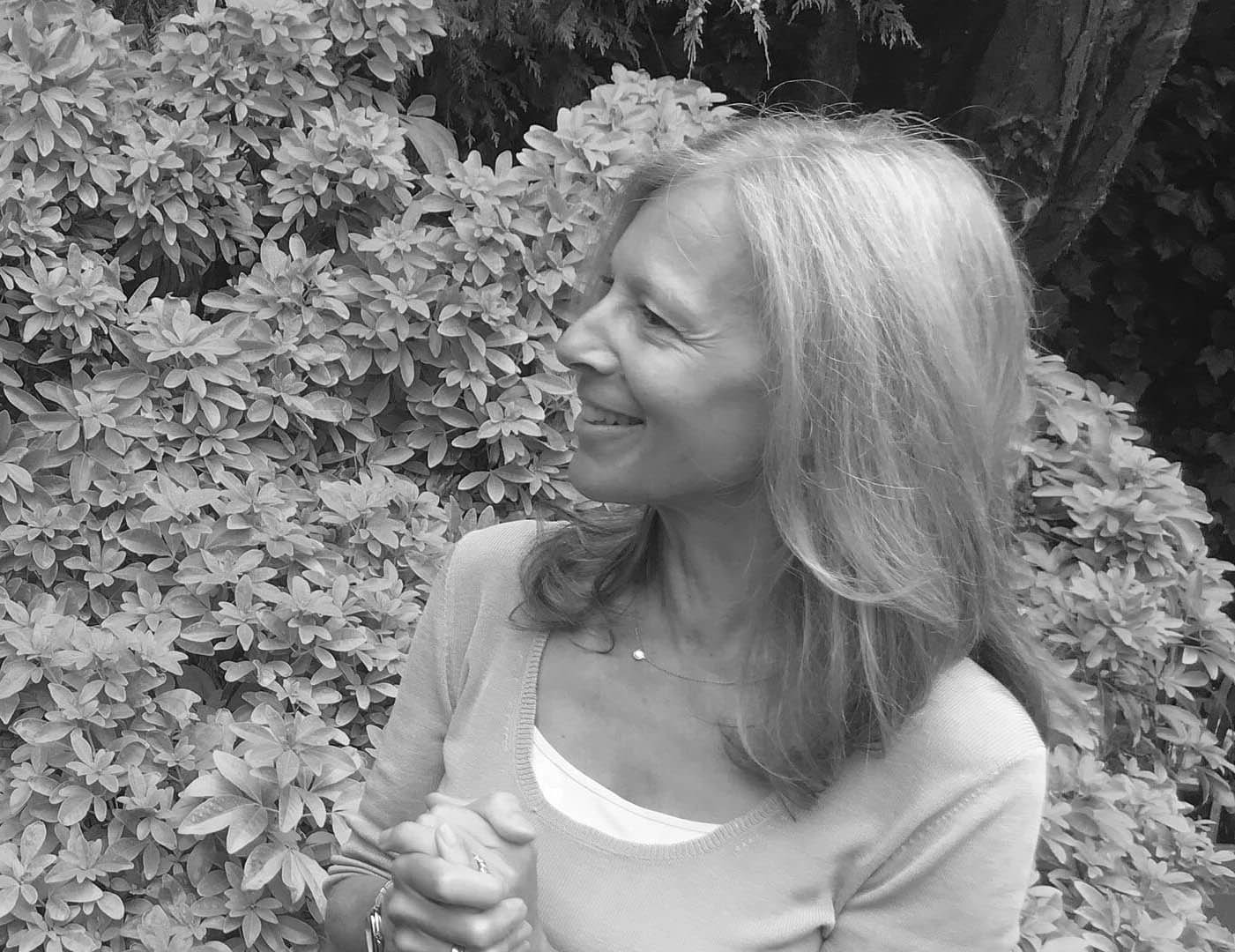 helene moore on the beach