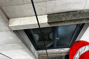 Doff Cleaning on Portland Stone Facade, Central Birmingham