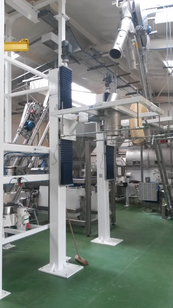 Bulk bag filling stations