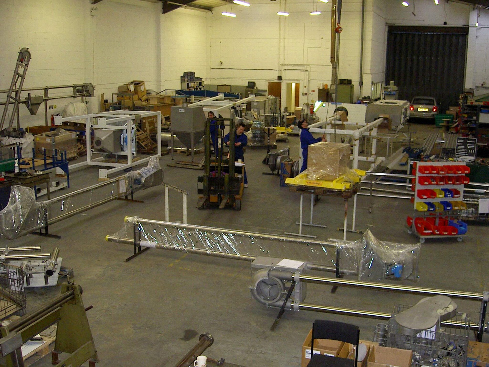 Werkvloer procestechnologie bovenkant