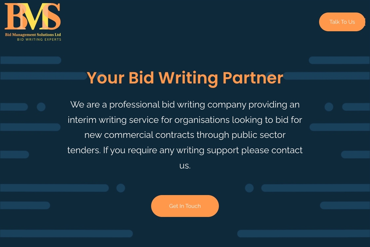 Bid Services Bid Management Solutions Ltd